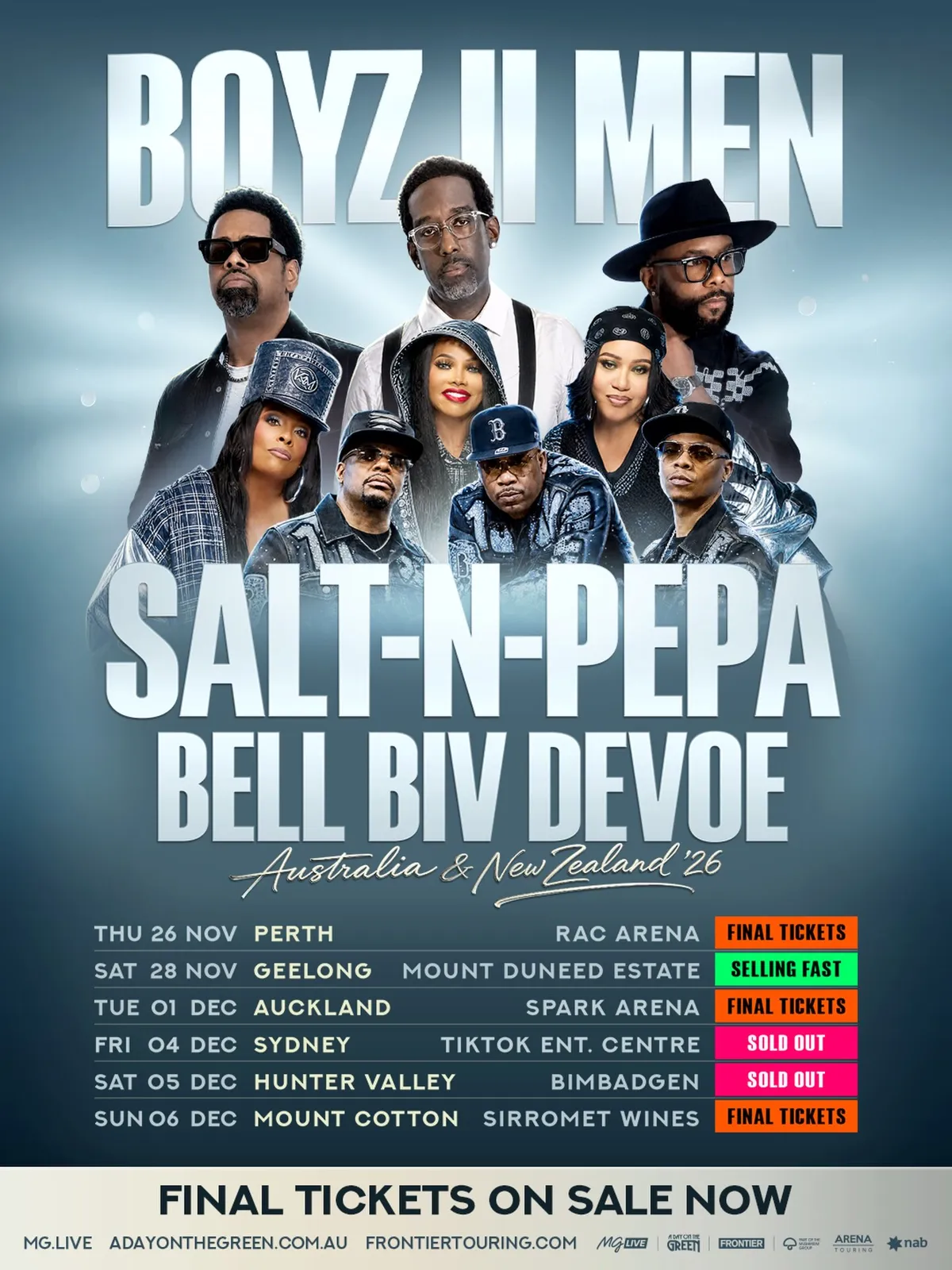 A Day On The Green (Boyz II Men, Salt-N-Pepa, Bell Biv DeVoe)